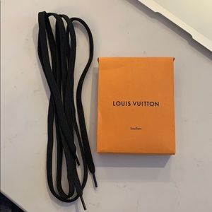 Louis Vuitton black shoe laces